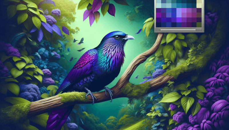 Purple Bird Species